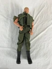 1996 Hasbro: G.I. Joe 12'' Action Figure Flocked Blonde Hair w/ Ammo & Canteen