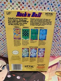 Rock N Ball - Nintendo Entertainment System Nes - Complete In Box CIB 