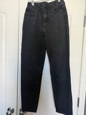 BDG Jeans Womens 27 Black High Rise Mom Denim Urban Outfitters Comfort Pants