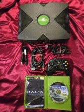 Restored Original Xbox Console - New Clock Cap & Drive Belt - Cleaned + Game