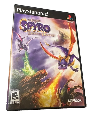 The Legend of Spyro: Dawn of the Dragon PS2 (PlayStation 2) black label, CIB