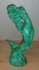 sculpture femme poisson sirène 70's Vallauris ? terre cuite émaillée