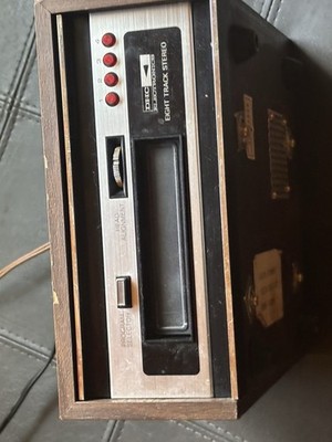 DEIC Electronics Vintage Eight Track Stereo Player 8-Track Audio Component
