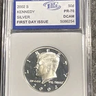 2002-S Kennedy Half Dollar 50C Silver Proof Coin San Francisco Mint