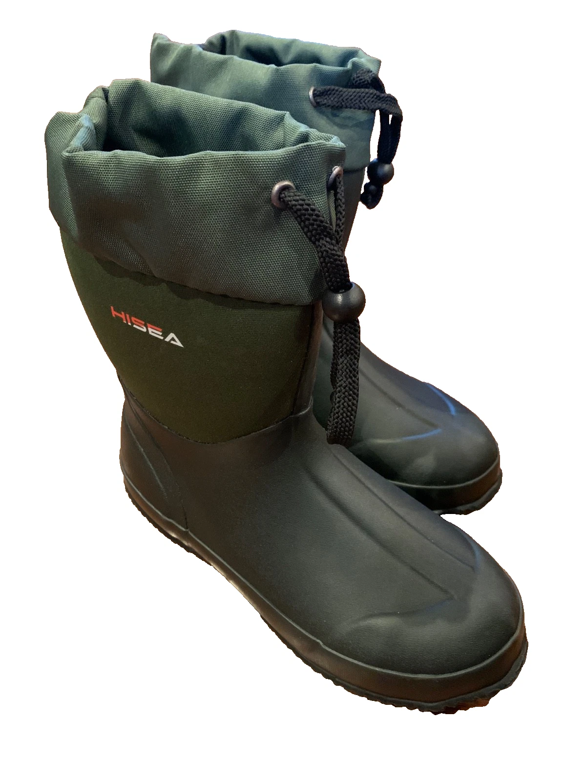 HISEA Unisex Adjustable Rain Boots Waterproof Garden Mud Farm Work Rubber Boots