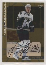 2000-01 ITG Be A Player Signature Series Auto Gold Jere Lehtinen #123 Auto 2d8