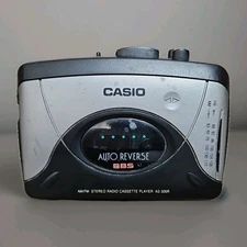 Vtg Casio Radio Cassette Player AS-305 R Auto Reverse BBS AM/FM 