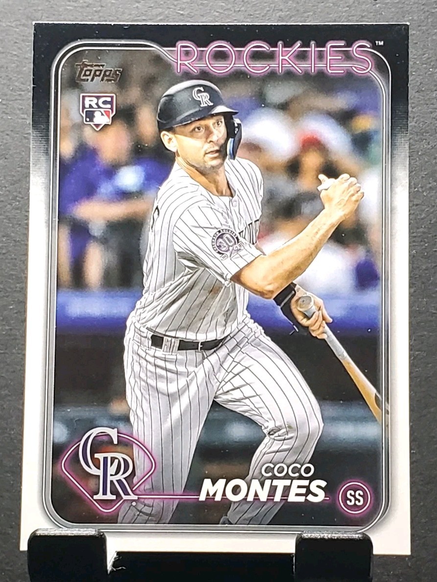 2024 Topps #92 Coco Montes RC ROCKIES Rookie Baseball card⚾️NM/MT