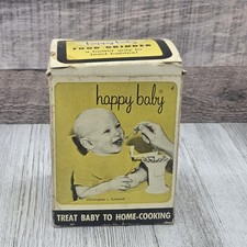 Vintage Happy Baby Fresh Food Manual Grinder Mill Bowland Jacobs