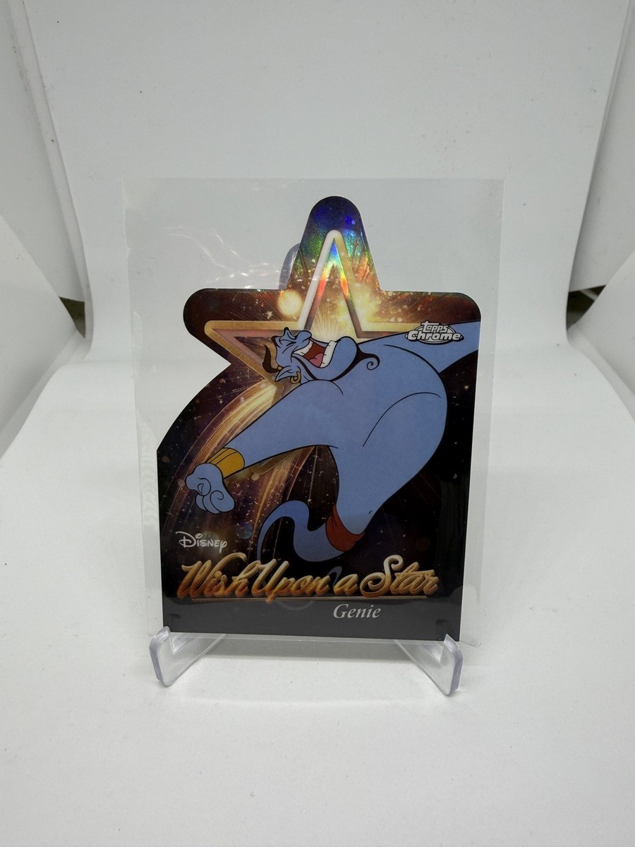 2025 TOPPS CHROME DISNEY WONDER WISH UPON A STAR GENIE DIE CUT W-6