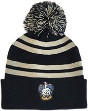 HARRY POTTER House Beanie Hat RAVENCLAW Badge Unisex One Size