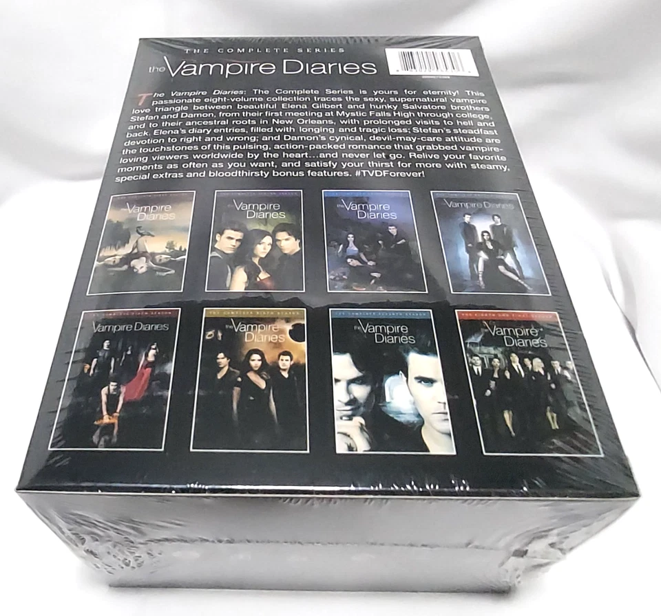 The Vampire Diaries The Complete Series Seasons 1 - 8 DVD Set New Sealed Foto 4 de 4