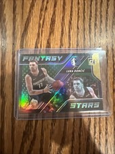 2020-21 Panini Donruss - Fantasy Stars Luka Dončić #5 Green Flood