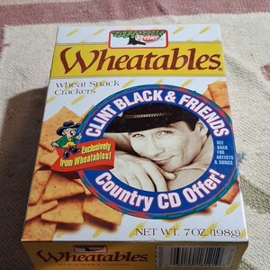 Keebler Wheatables Wheat Snack Crackers Box Country CD Offer 1994 Advertising