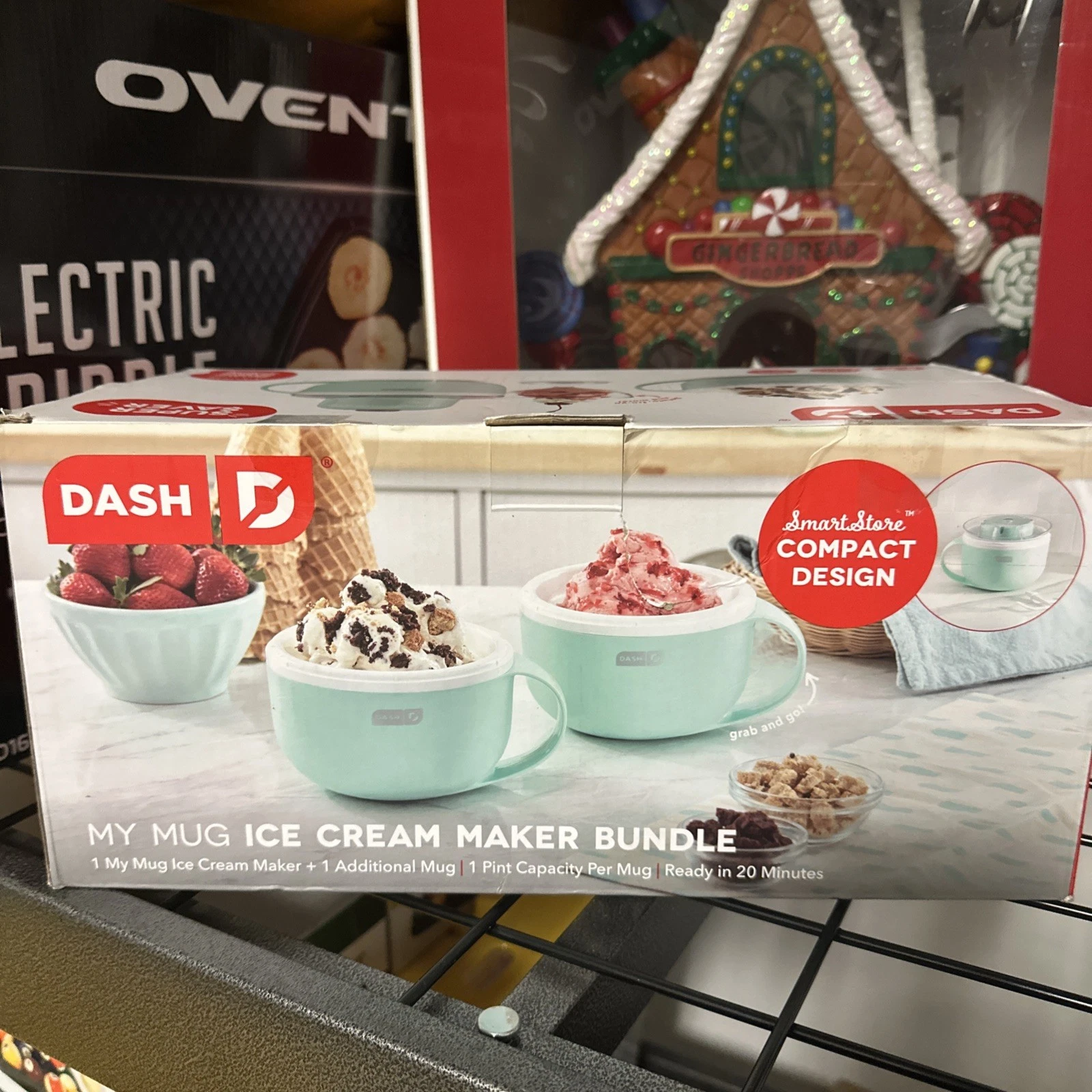 My Mug Ice Cream Maker Machine Bundle (Aqua): Multi-Purpose Soft Serve Dash