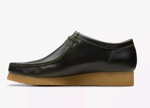 Clarks Originals Wallabee Men’s Forest Green Leather Shoes Uk Size 11 G EUR 46. - Picture 3 of 6
