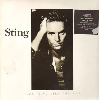Sting ...Nothing Like The Sun POSTER INCL. NEAR MINT A&M Records 2xVinyl LP