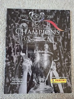 Panini "Champions of Europe 1955 2005". Empty Album