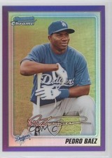 2010 Bowman Chrome Prospects Purple Refractor 798/899 Pedro Baez #BCP190 0a1