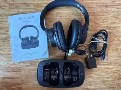 Avantree Ensemble Wireless Over-Ear Headphones & Charging Base BTHT-5150