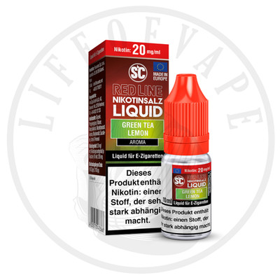 SC RED LINE E-Liquid für E-Zigarette E-Shisha & Vape mit 20mg Nikotin I Nic Salt