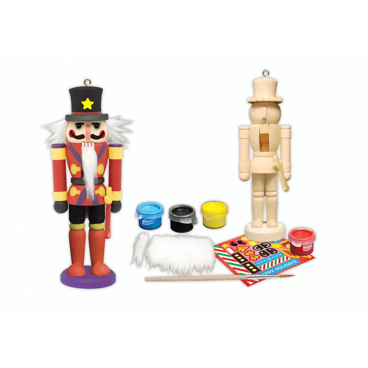 Works of Ahhh - Kit de pintura madera adorno soldado cascanueces