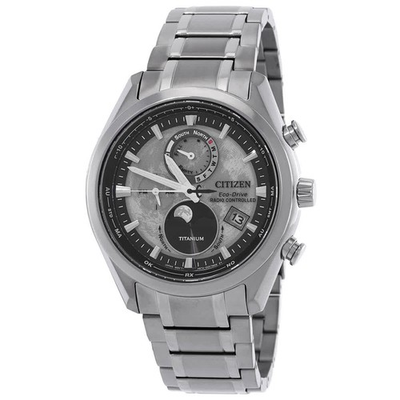 #ad Citizen Tsuki yomi A T Perpetual World Time Grey Dial Men#x27;s Watch BY1010 57H $540.60