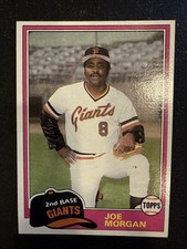 1981 Topps Traded - Joe Morgan #807