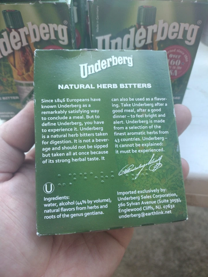 Underberg 2 oz. Digestivo a base de hierbas naturales amargos - 3 botellas (20 ml) Foto 2 de 3