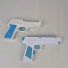 Nintendo Wii Accessories Pistols ×2 Blue Dual Hand Guns