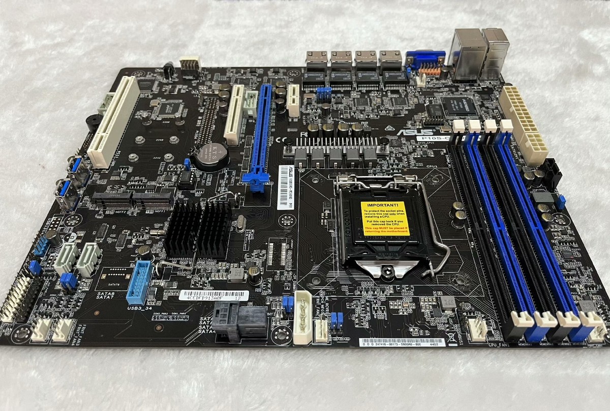 FOR ASUS P10S-C/4L DDR4*4 128GB LGA 1151 VGA ATX Server