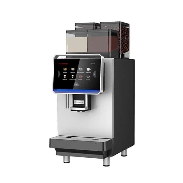 Office Coffee Machine Dr Coffee F2 Plus Automatic Cafe Stainless silver