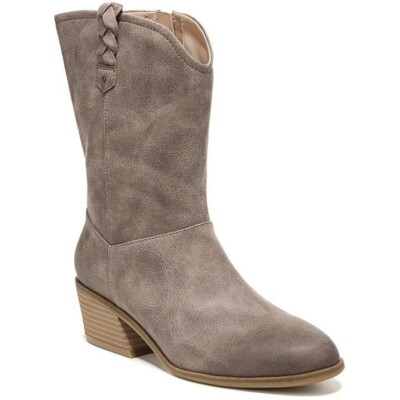 Dr. Scholl s Women s Layla Mid Shaft Boots Taupe Size 8.5 M NIB