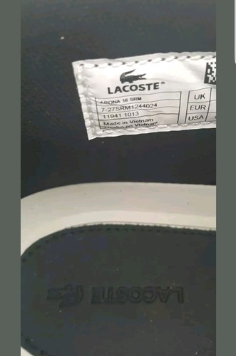 cuero 12 hombre negro Arona para botas Lacoste tamaño desierto del Uk CP75wPIqF