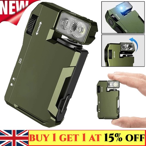 Magnetische Tragbare Mini Taschenlampe Wiederaufladbar G5 EDC Taschenlampe IPX6 Wasser~