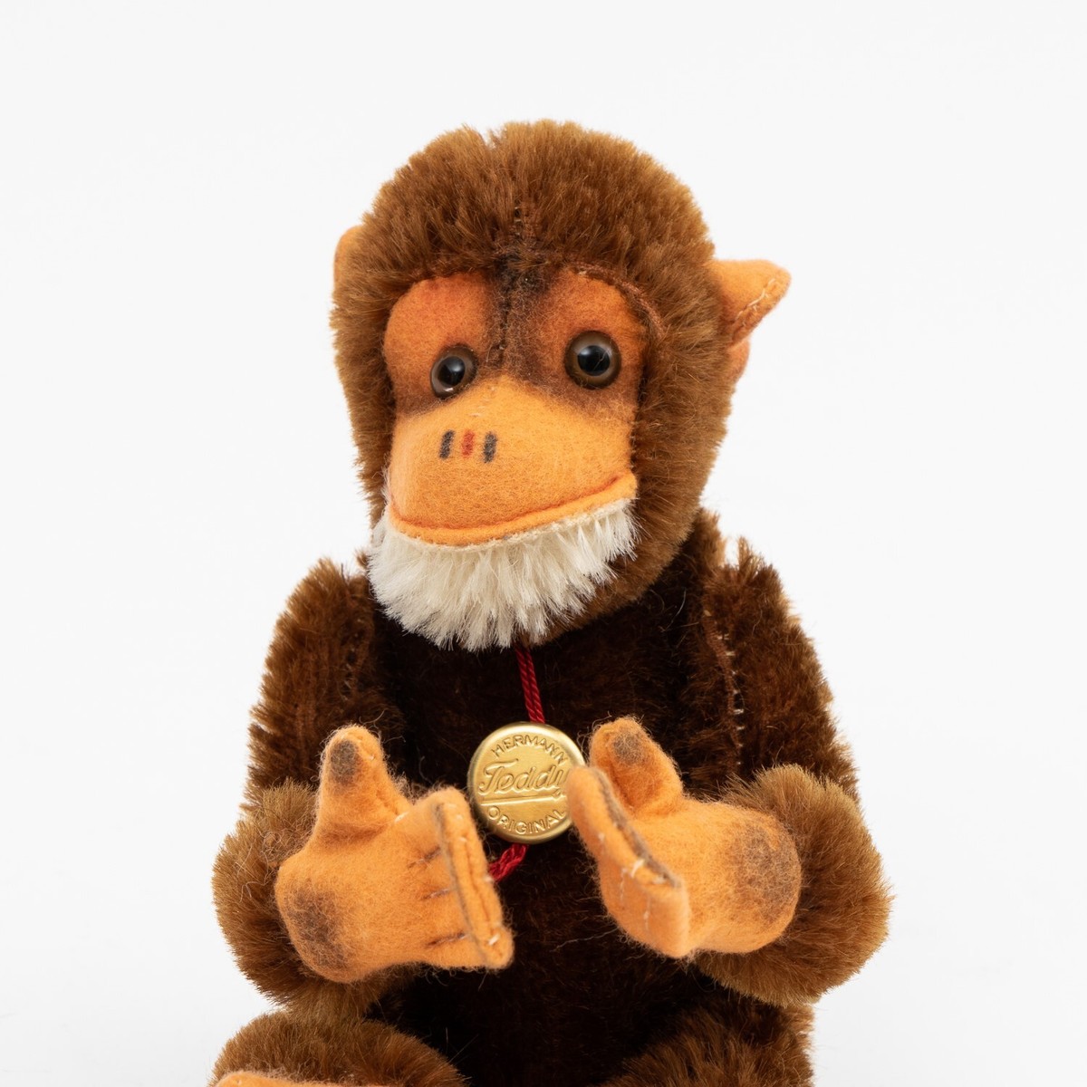Vintage 1950's Hermann Teddy Original Jointed Monkey with