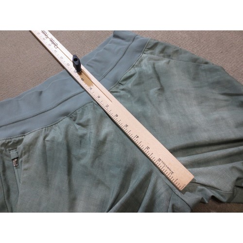 Pantalone donna Athleta 6 verde joggers tasca con cerniera - Foto 6 di 7