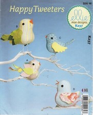 Kwik Sew Pattern K237 Happy Tweeters Bird Home Decorations in 4 Styles NEW