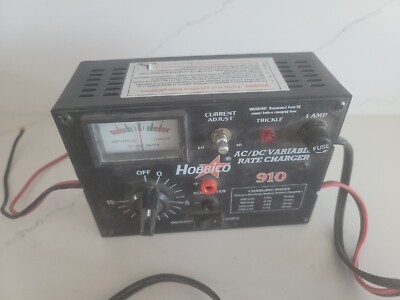 HOBBICO MODEL#910 AC/DC VARIABLE RATE BATTERY CHARGER