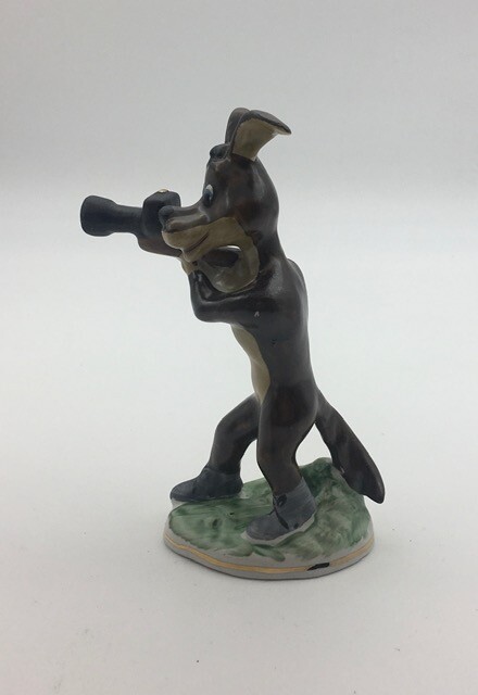 Soviet Porcelain Figurine Dog 