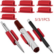 Adhesive Pencil Holder Silicone Pen Holder Stationery Display Stand Desktop;