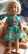 American Girl Mini Doll Kit Kittridge 6 Green Dress Short Blonde Hair C108