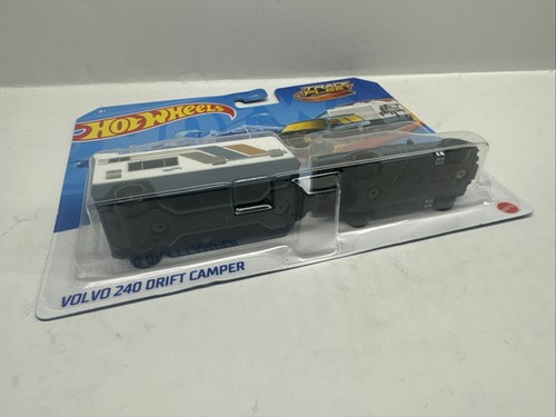 (A1) Volvo 240 Drift Camper HOT WHEELS Track Fleet _One Price Shipping READ! - Picture 2 of 3