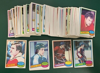 1980-81 O-Pee-Chee Hockey SET BREAK singles