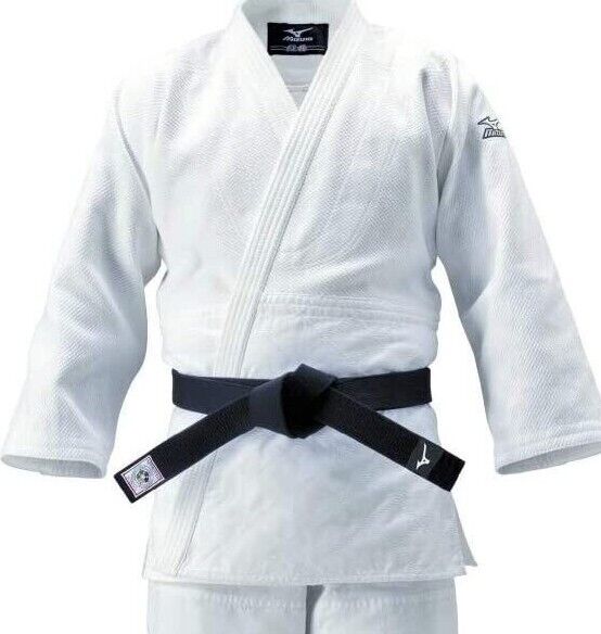 Mizuno JAPAN Judo gi Jacket Top YUSHO Double Weave White Mizuno JAPAN Judo gi Jacket Top YUSHO Double Weave White