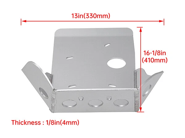 Protector de placa de deslizamiento protector de motor base bash para Honda XR600R 89-00 XR650L 92-21 Foto 2 de 4