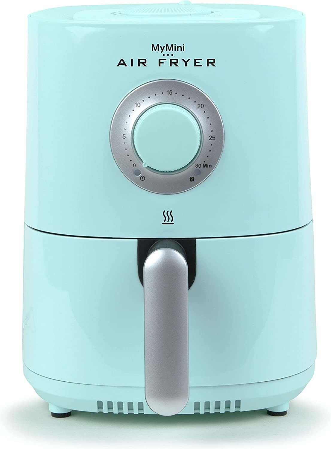 Nostalgia MAF1AQ MyMini 1Quart Air Fryer, Aqua Adjustable Temperature