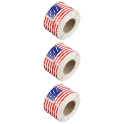 250pcs Stickers Teens Usa Flag Decals Patriotic Scrapbook Decals