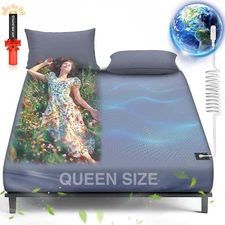 Grounding Mat for Bed, Grounding Sheets Queen Mattress Mat for Improving Sleep..