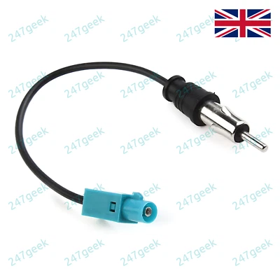 🇬🇧 Fakra Z Male Antenna Male 15cm adapter cable Android car radio UK